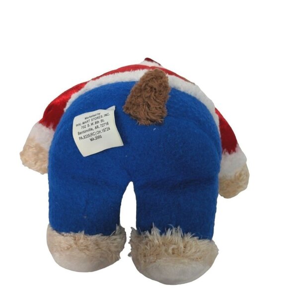 Walmart Christmas Puppy Santa Hat Holiday Plush Stuffed Animal 10 Inch - Picture 6 of 6